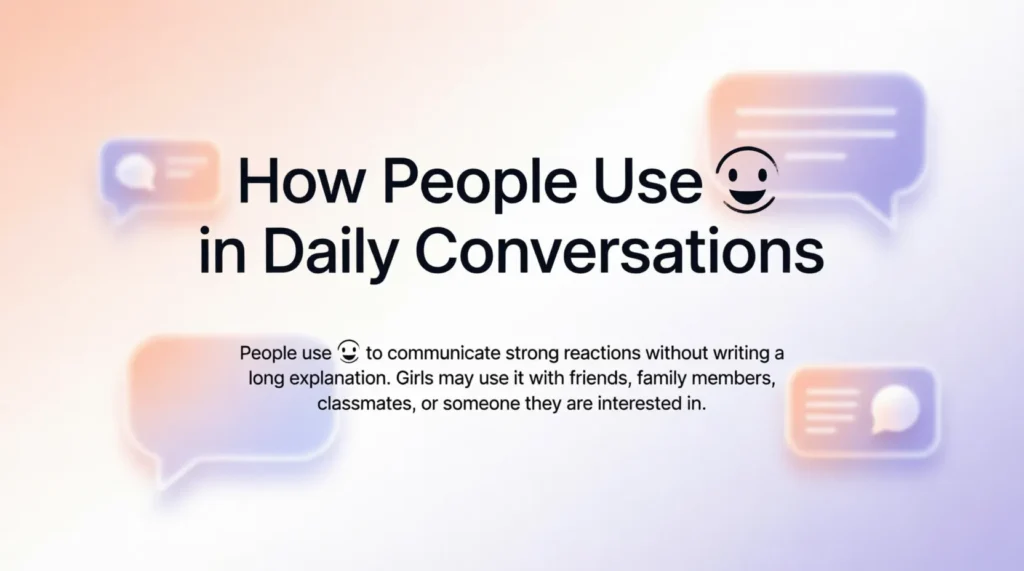 How People Use 😭 in Daily Conversations