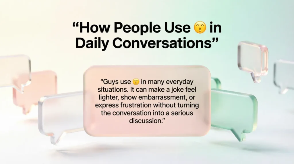 How People Use 🙃 in Daily Conversations