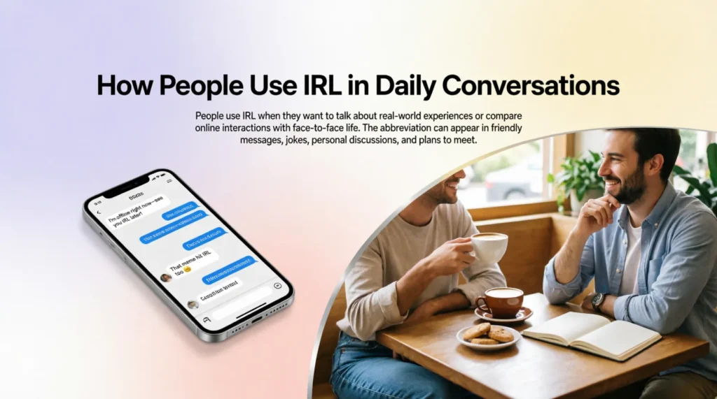 How People Use IRL in Daily Conversations