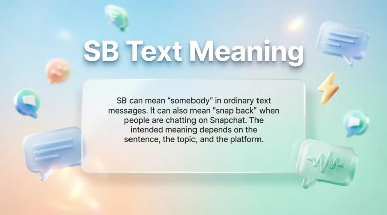 SB Text Meaning