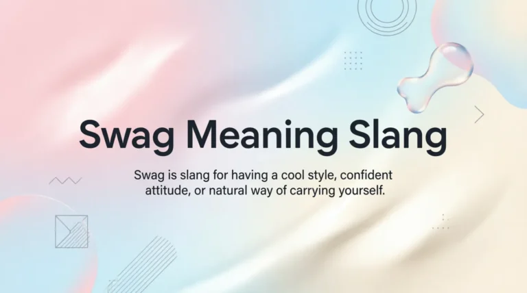 Swag Meaning Slang