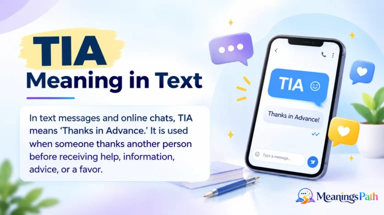 TIA Meaning in Text