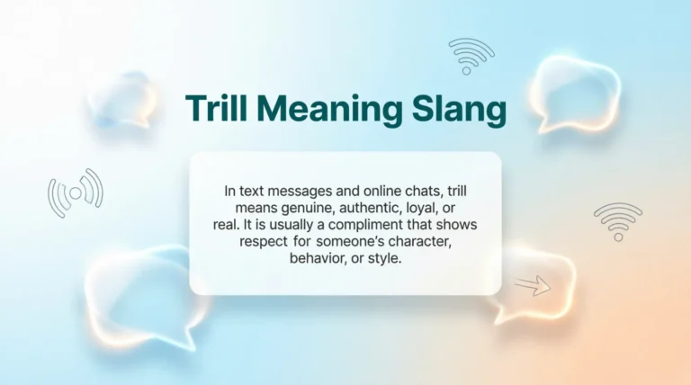 Trill Meaning Slang