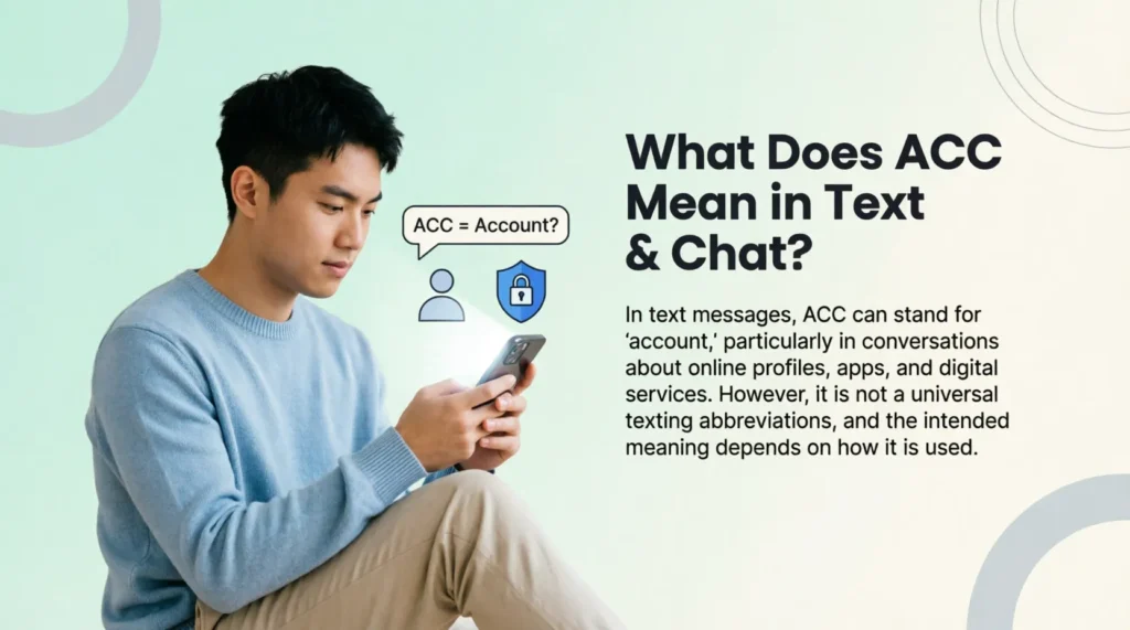 What Does ACC Mean in Text & Chat?