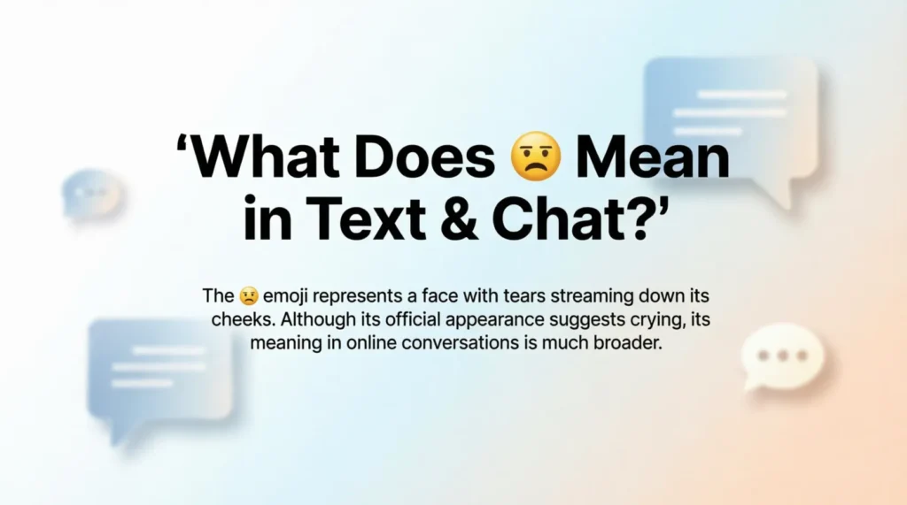 What Does 😭 Mean in Text & Chat?
