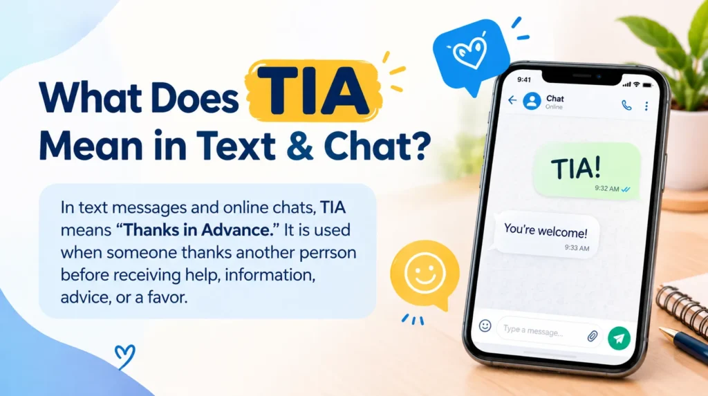 What Does TIA Mean in Text & Chat?